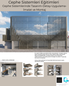 Cephe Sistemleri Tasarım Detay Uygulama Montaj